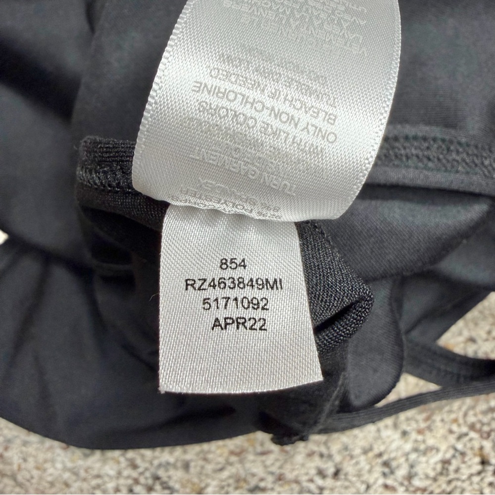 Z By Zella Motion Tank Dress Black Medium M Activewear Mini Racerback Tennis - Picture 8 of 12